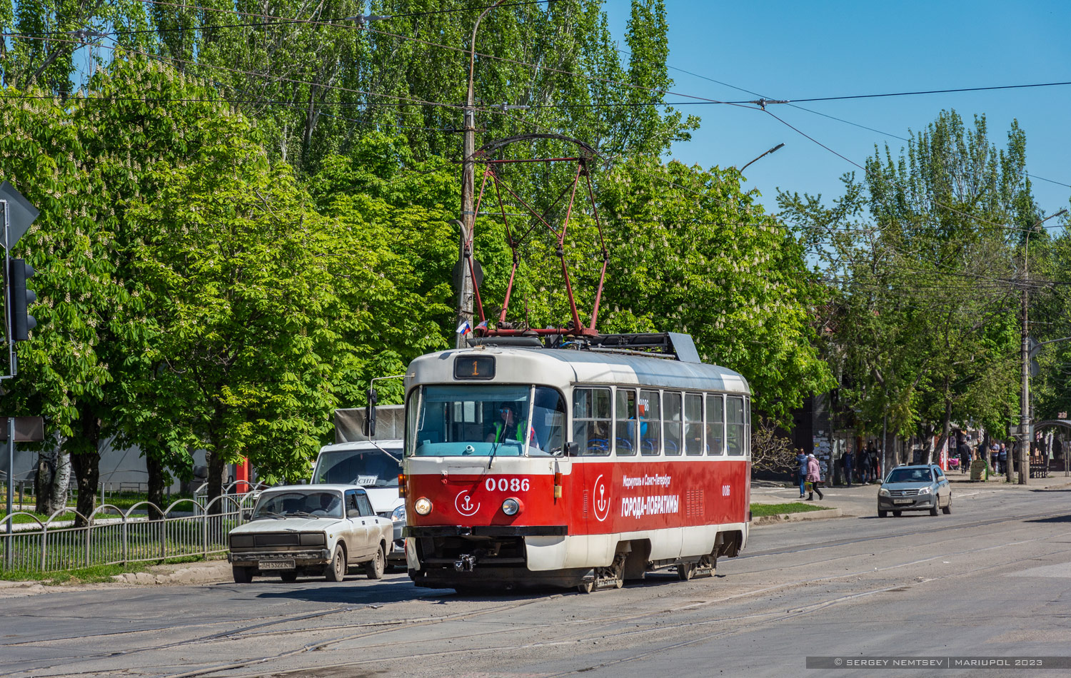 Мариуполь, Tatra T3A № 0086 (737)