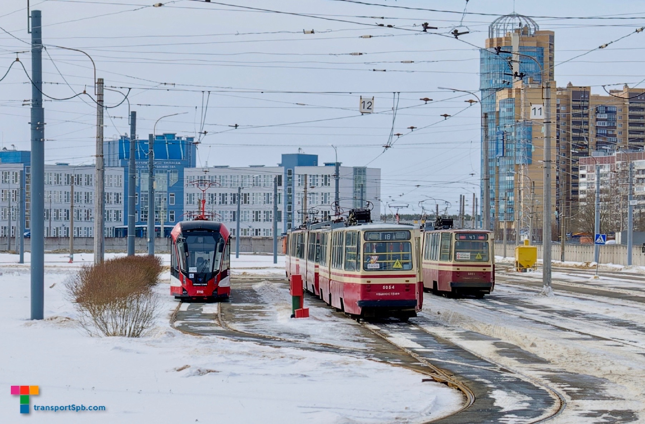 Санкт-Петербург, 71-932 «Невский» № 7750; Санкт-Петербург, ЛВС-86К № 5054