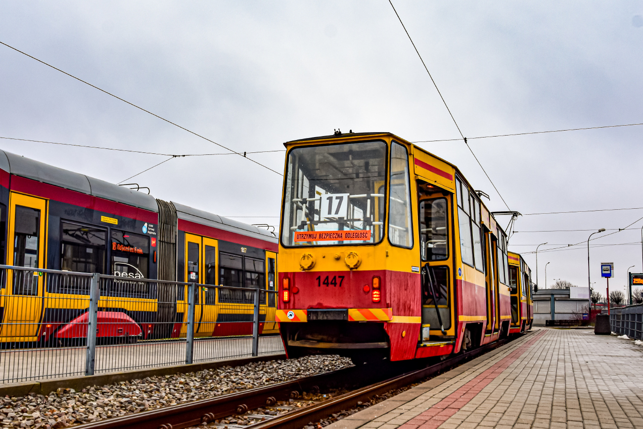 Lodz, Konstal 805Na č. 1447