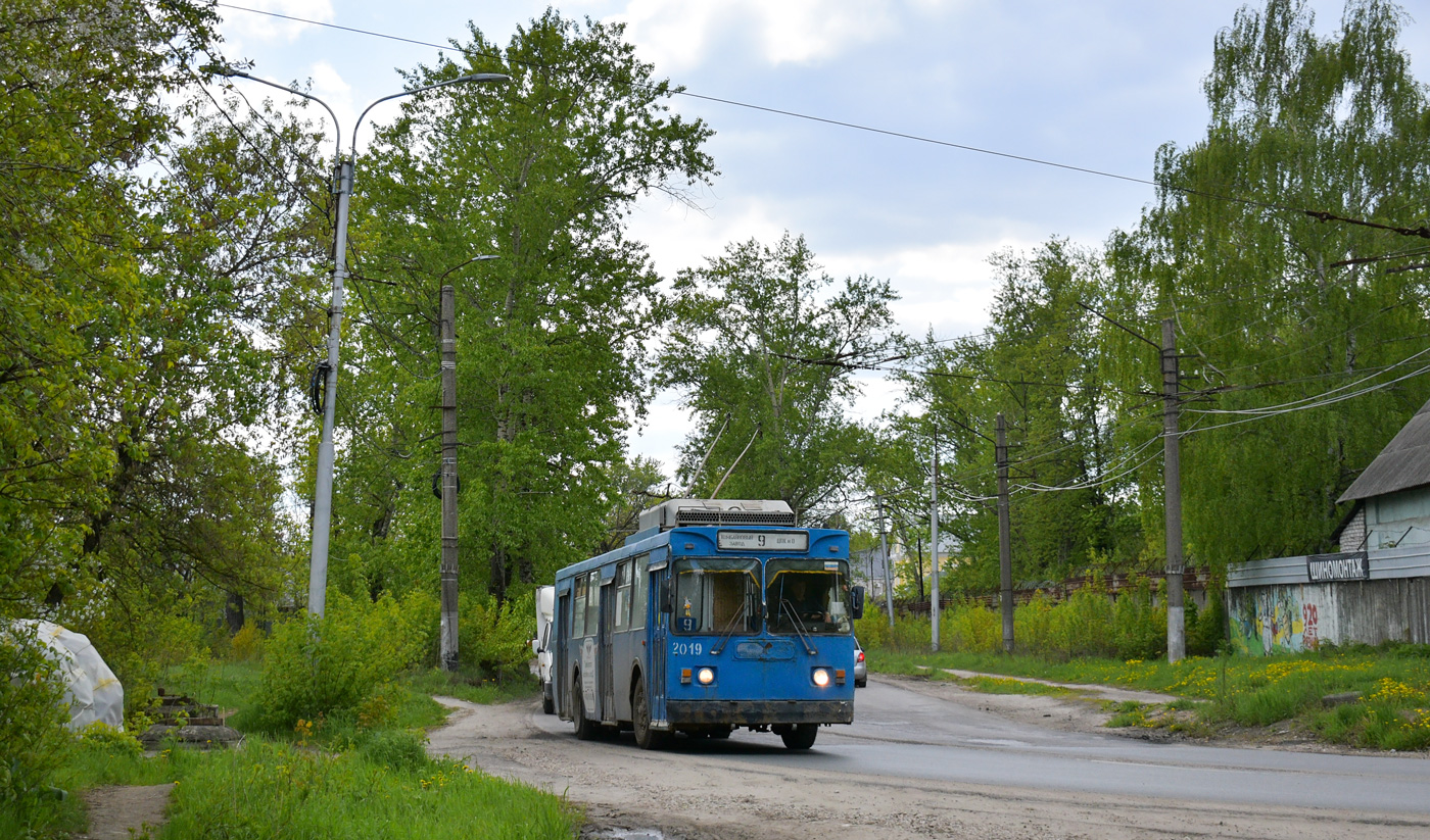 Рязань, ЗиУ-682ГМ1 (с широкой передней дверью) № 2019
