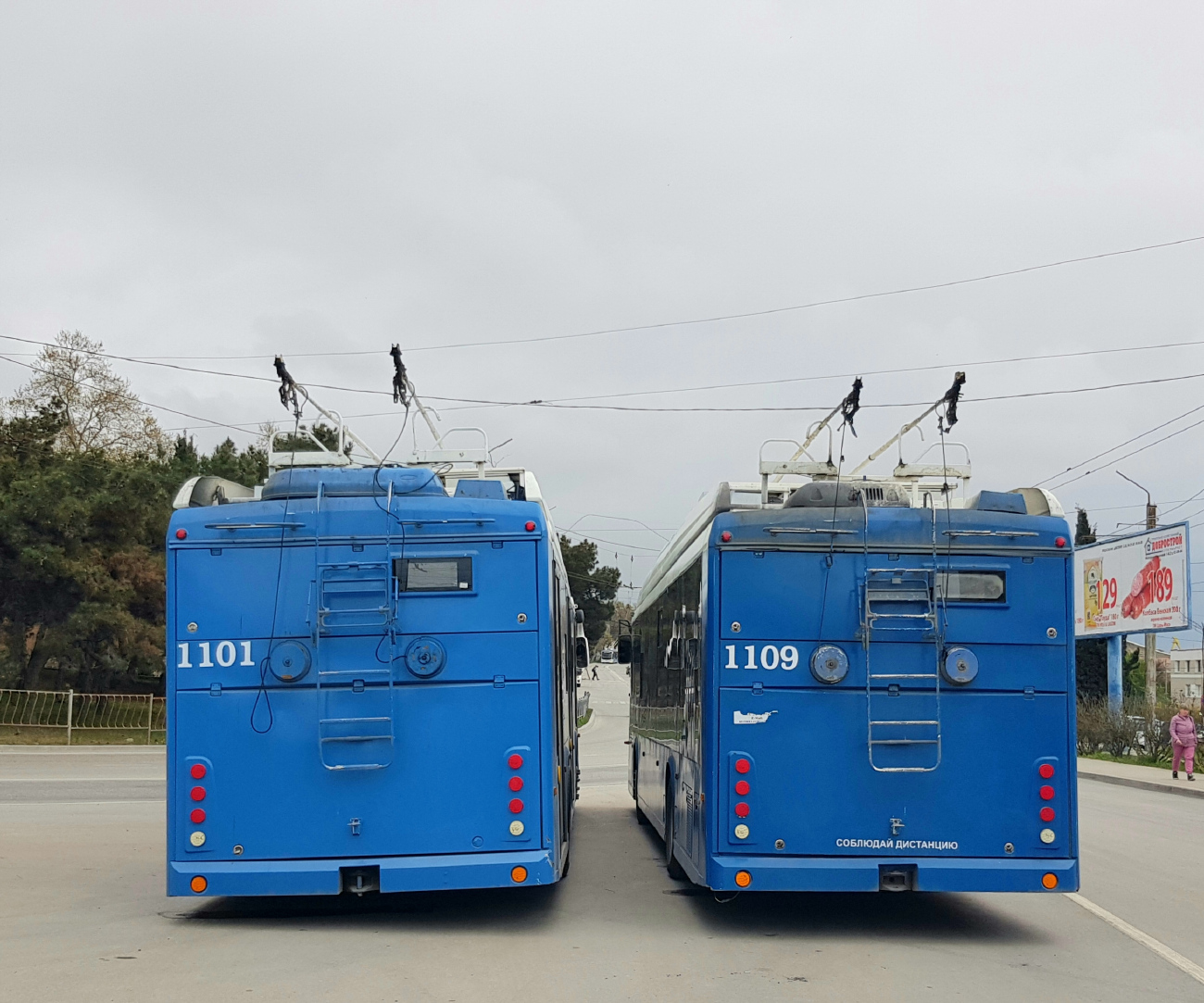 Sevastopole, Trolza-5265.03 “Megapolis” № 1101; Sevastopole, Trolza-5265.03 “Megapolis” № 1109