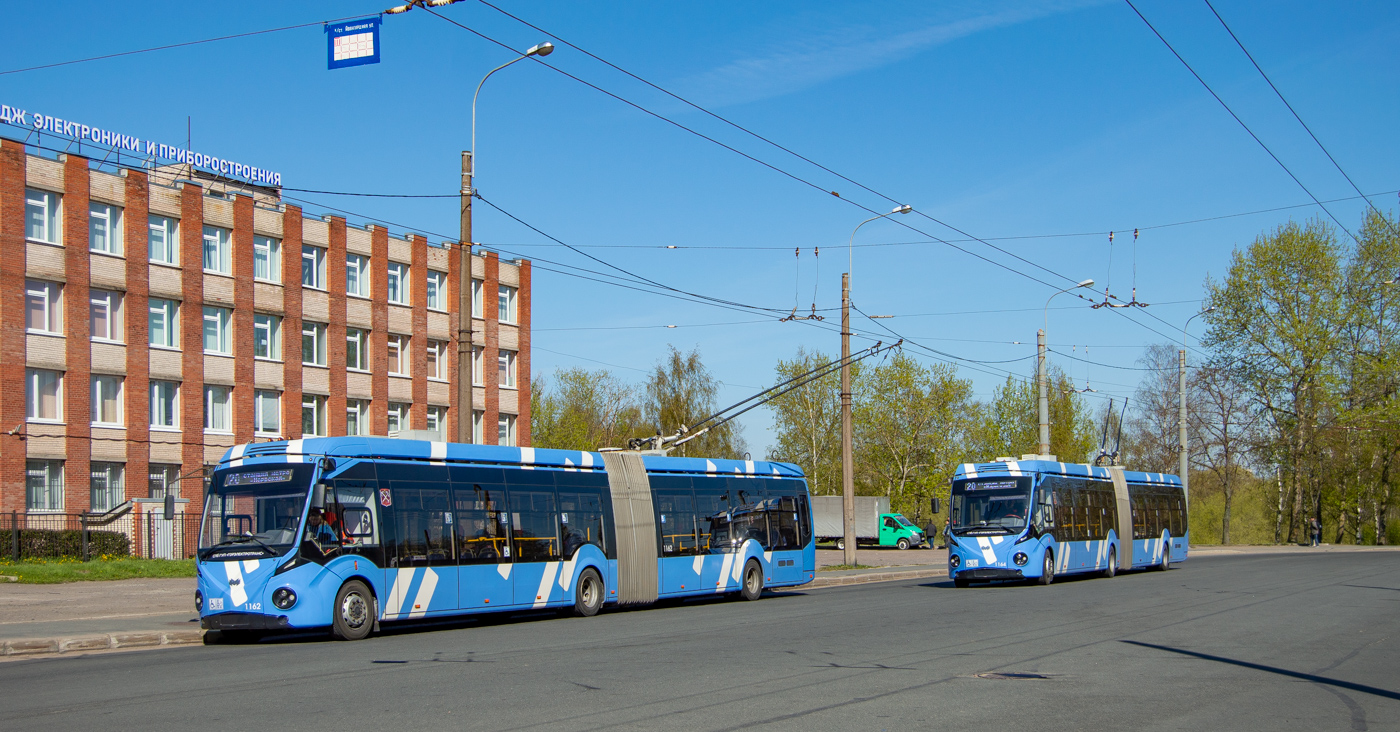 Санкт-Петербург, БКМ 433030 Vitovt Max II № 1162; Санкт-Петербург, БКМ 433030 Vitovt Max II № 1164