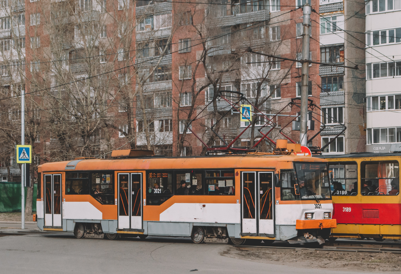Барнаул, Tatra T3SU КВР Барнаул № 3021
