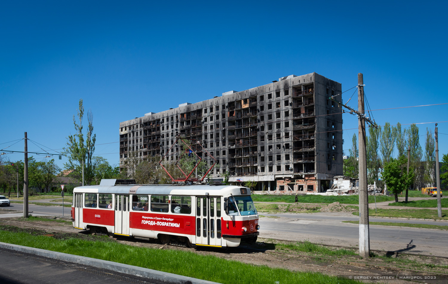 Мариуполь, Tatra T3A № 0086 (737)