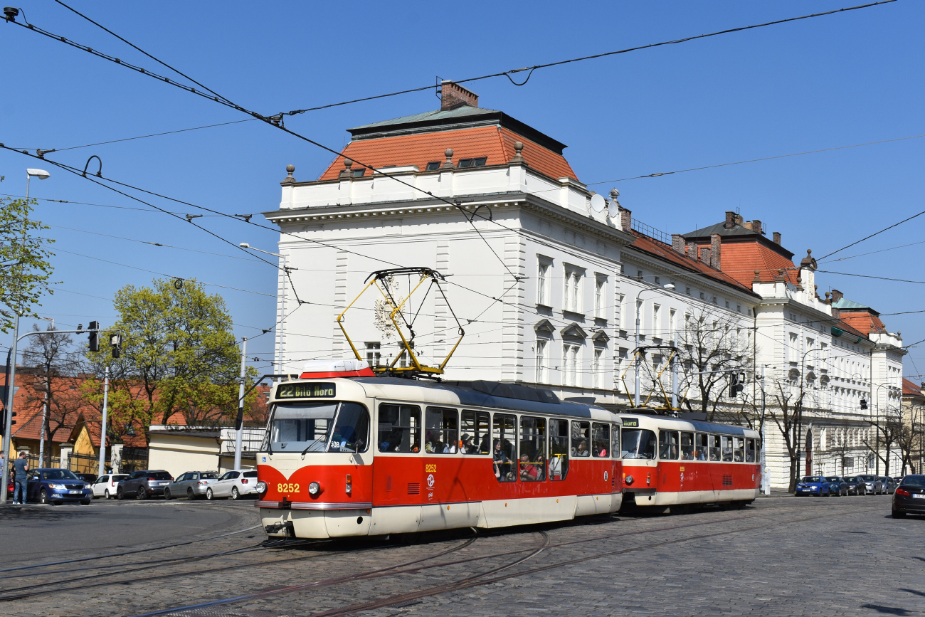Прага, Tatra T3R.PLF № 8252