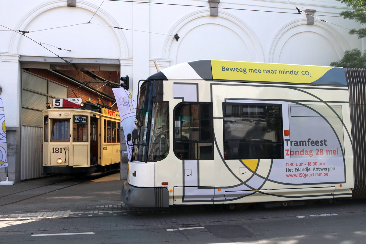 Антверпен, Siemens MGT6-1-1 № 7220; Антверпен — 150 years of tram in Antwerpen (28/05/2023)