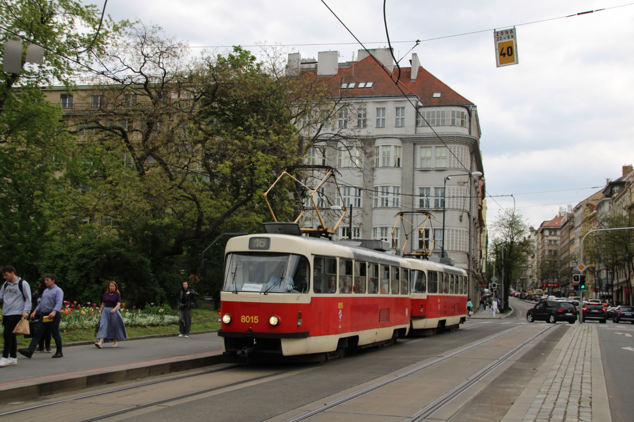 Прага, Tatra T3M2-DVC № 8015 Прага, Tatra T3M2-DVC № 8015
