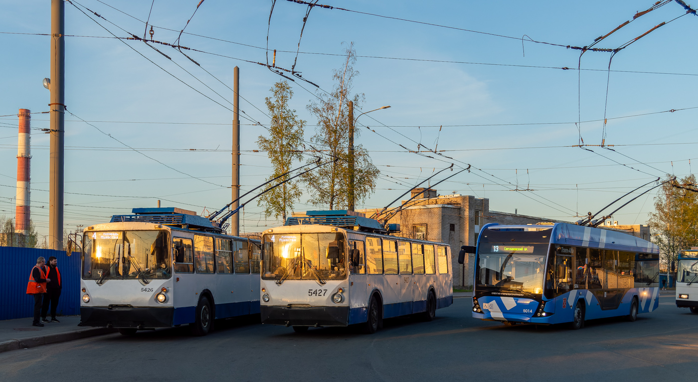 Санкт-Петербург, ВЗТМ-5284.02 № 5427; Санкт-Петербург, ВМЗ-5298.01 «Авангард» № 5014