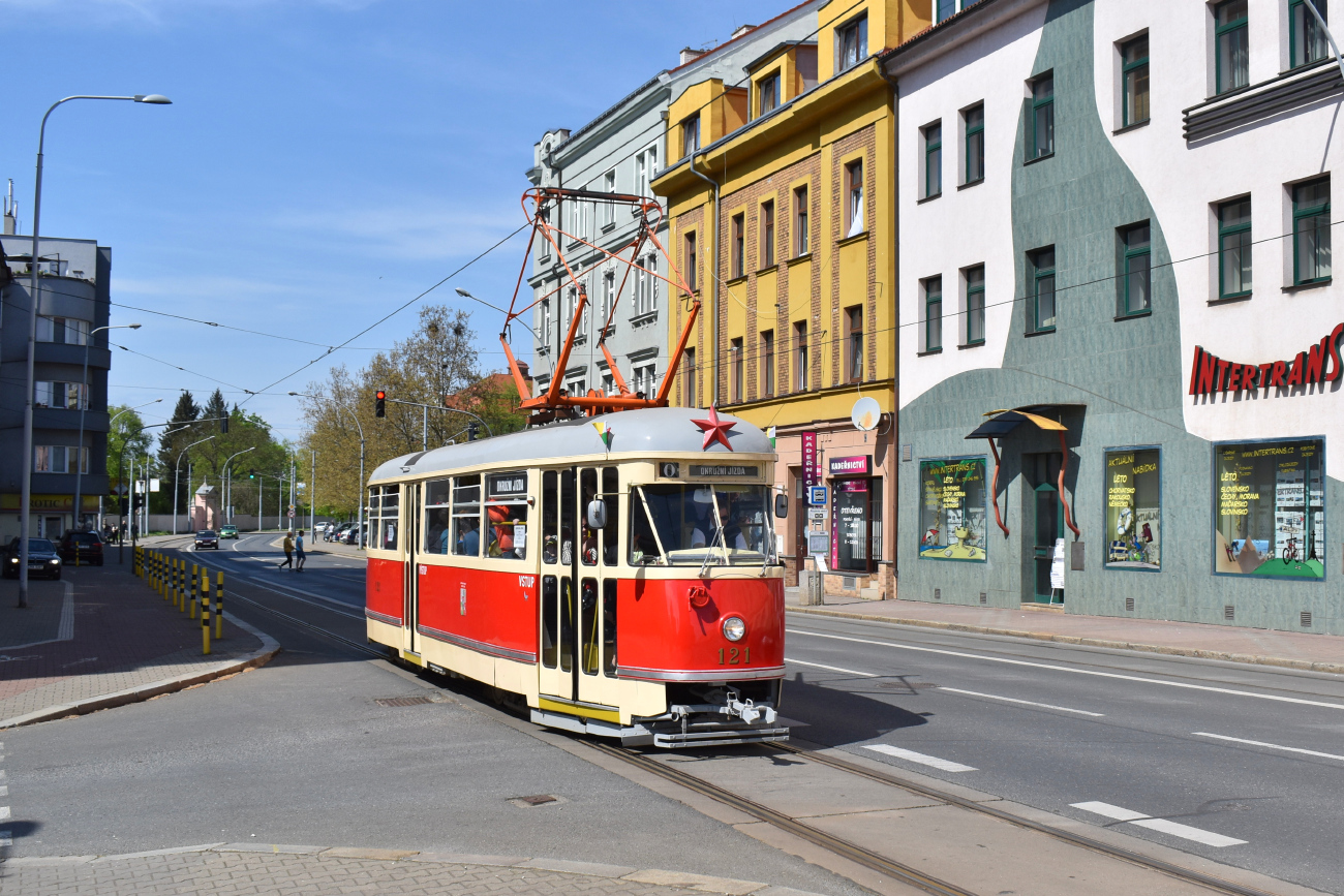 Пльзень, Tatra T1 № 121 Пльзень, Tatra T1 № 121