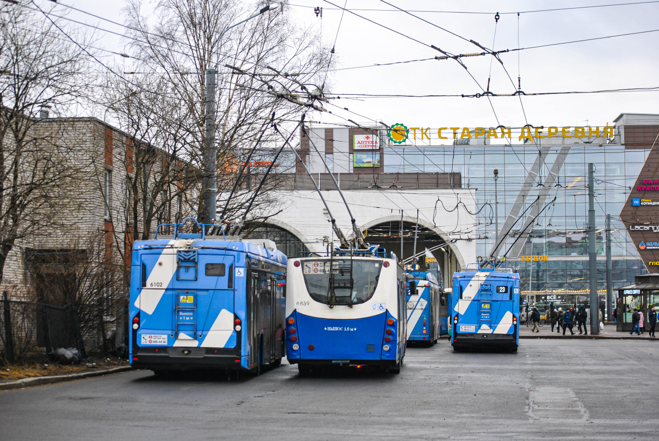 Санкт-Петербург, ВМЗ-5298.01 «Авангард» № 6839; Санкт-Петербург, БКМ 32100D «Ольгерд» № 6106