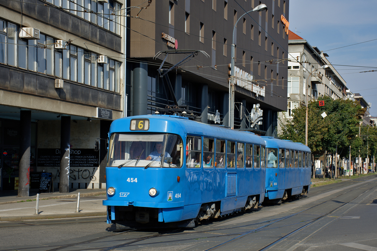 Загреб, Tatra T4YU № 454