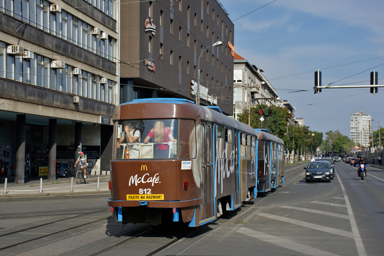 Загреб, Tatra B4YU № 812