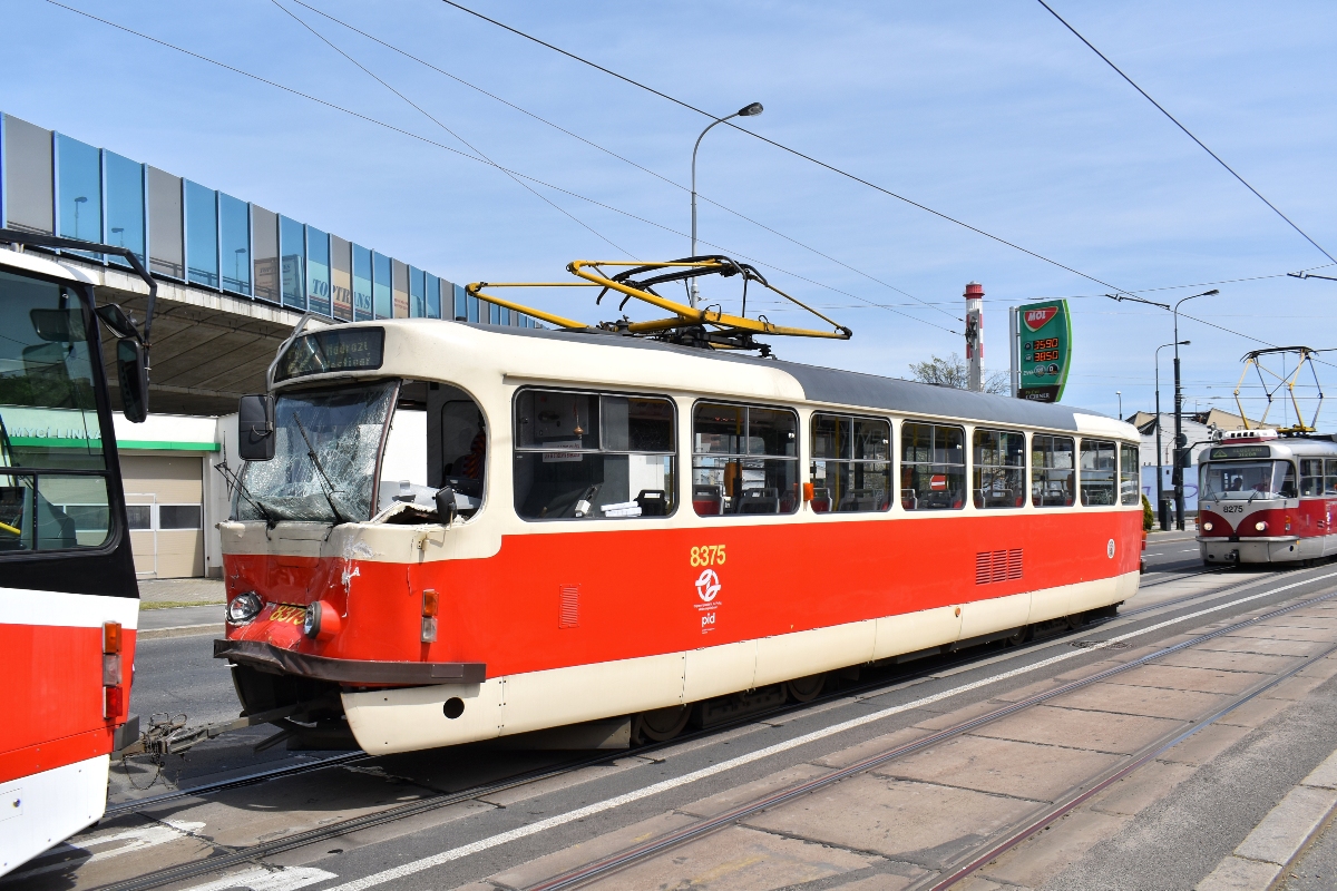 Прага, Tatra T3R.P № 8375