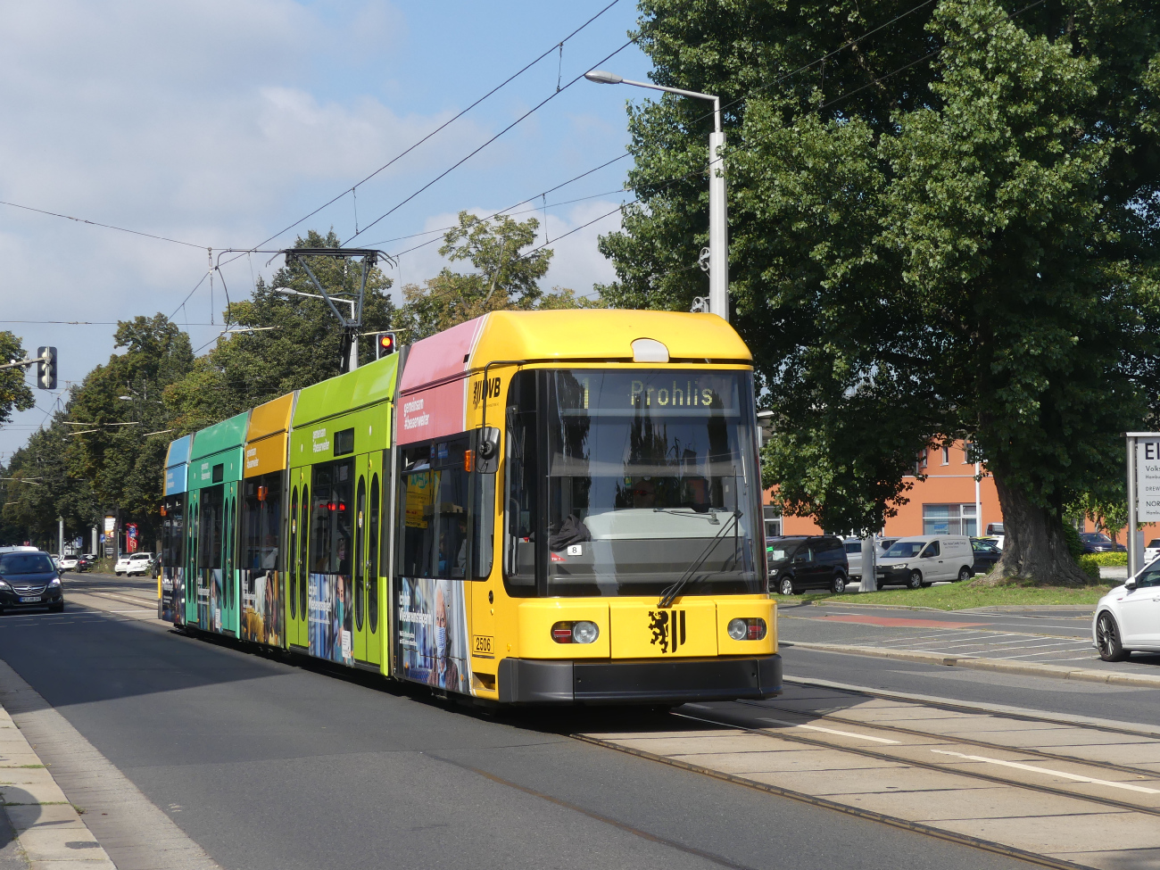 Dresden, SachsenTram NGT 6 DD № 2506