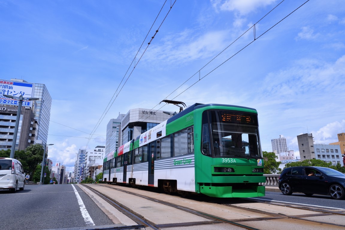 Хиросима, Green Liner Hiroshima series 3950 № 3953