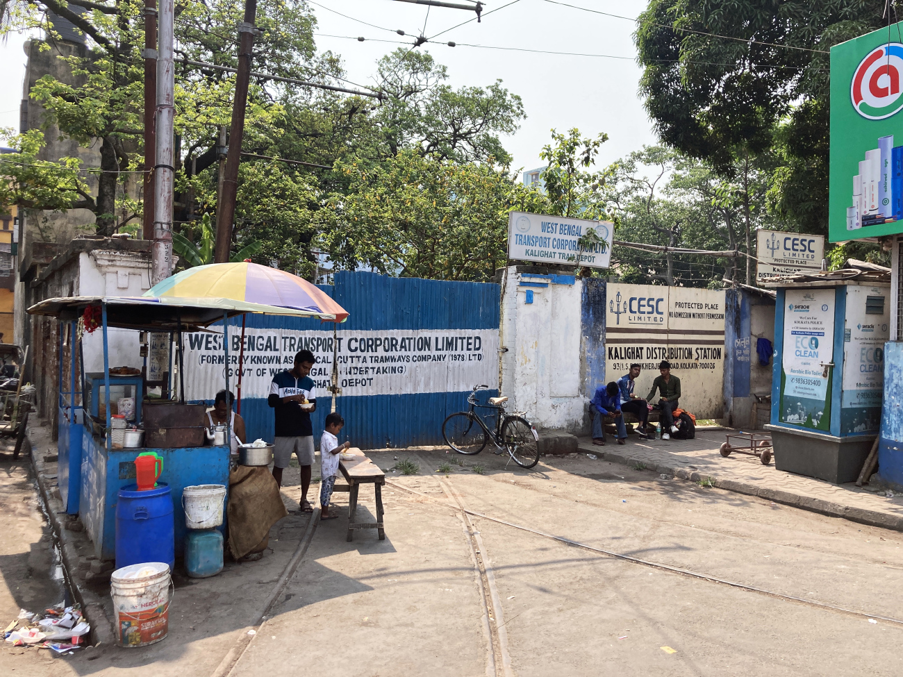 Калькутта — Трамвайные линии и инфраструктура