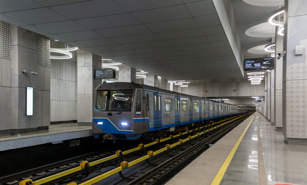 Москва, 81-760 № 37330; Москва — Выставка подвижного состава и Парад поездов к 88-летию Московского метрополитена 13 — 16 мая 2023