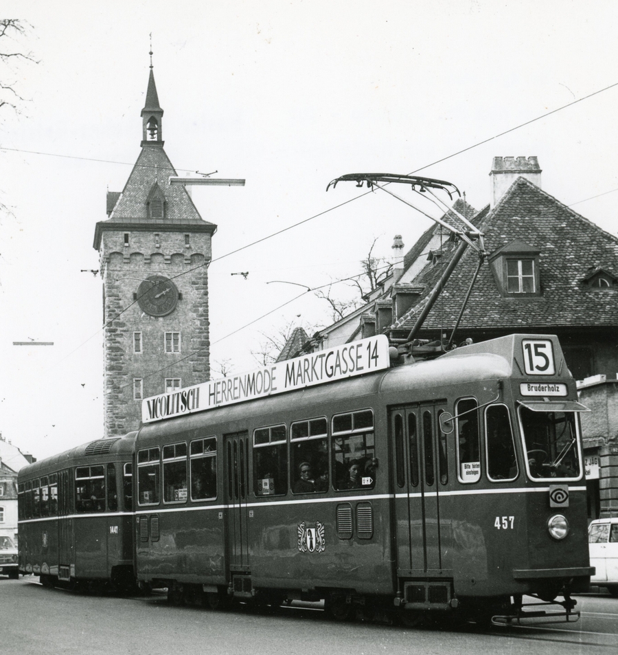 Базель, SWP/BBC Be 4/4 № 457