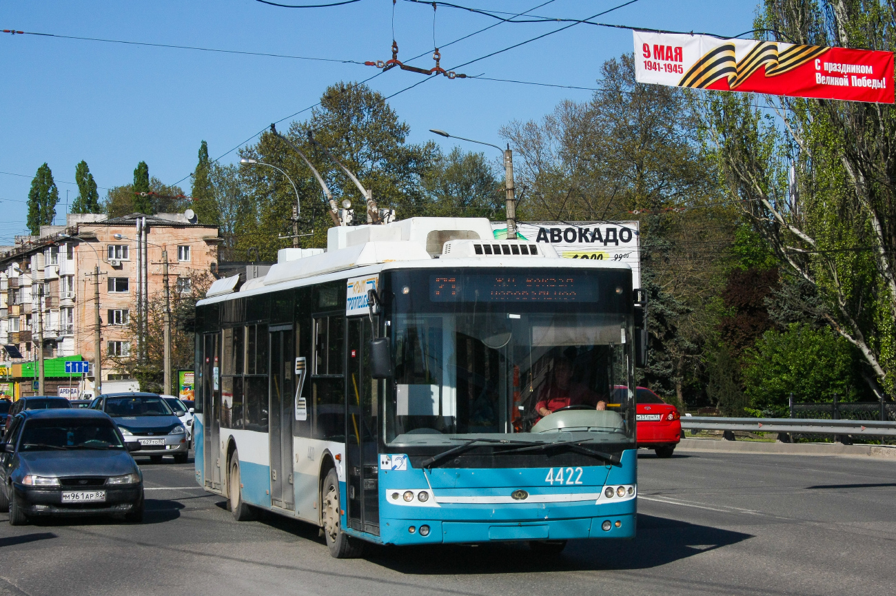 Крымский троллейбус, Богдан Т70115 № 4422
