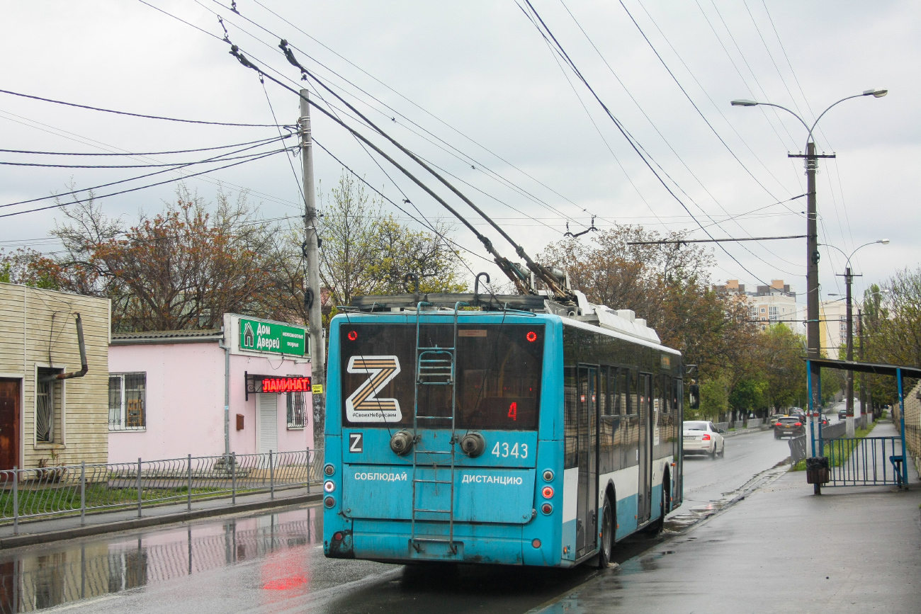 Крымский троллейбус, Богдан Т70110 № 4343