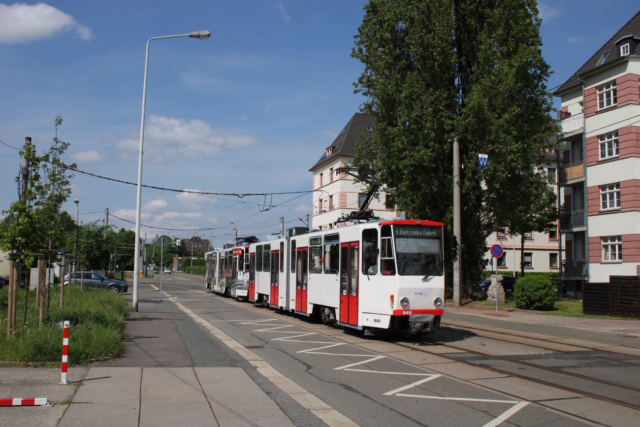 Цвиккау, Tatra KT4DMC № 945