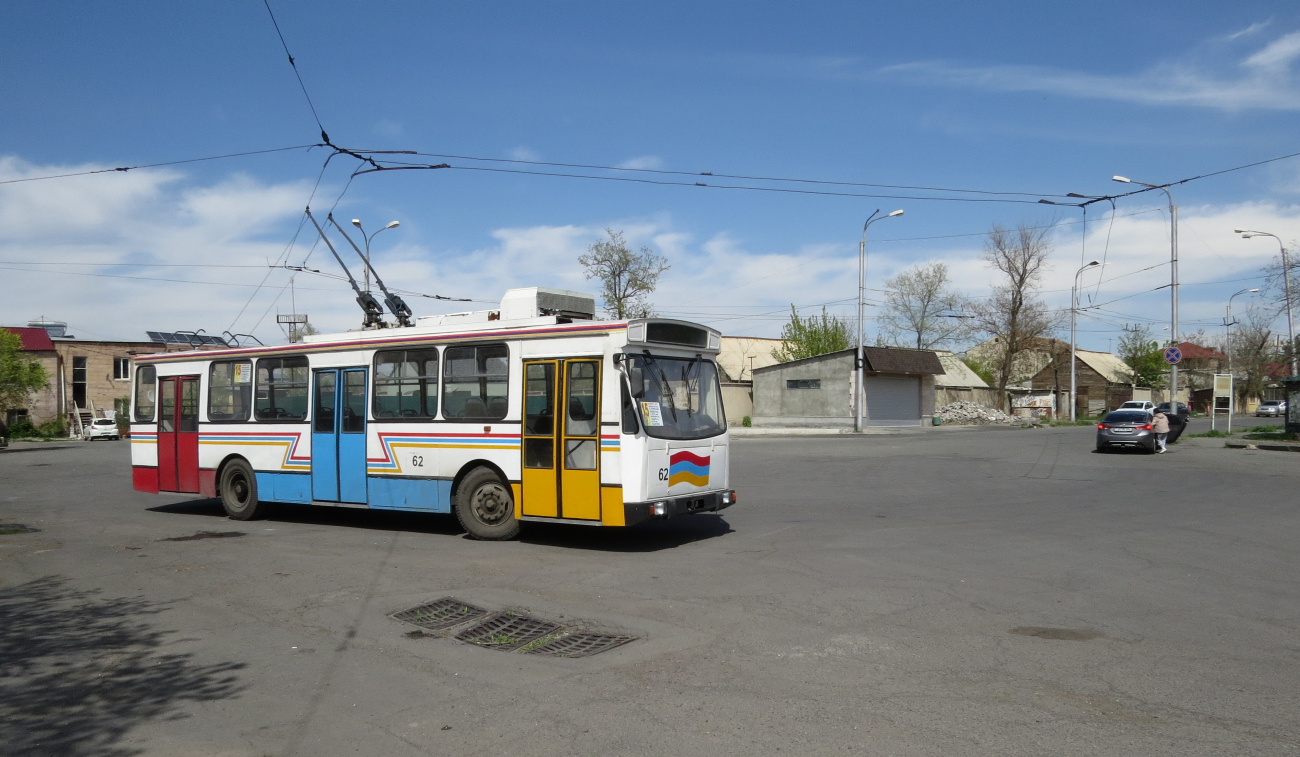 Jerevanas, Škoda 14Tr nr. 62; Jerevanas — Trolleybus Lines and Infrastructure