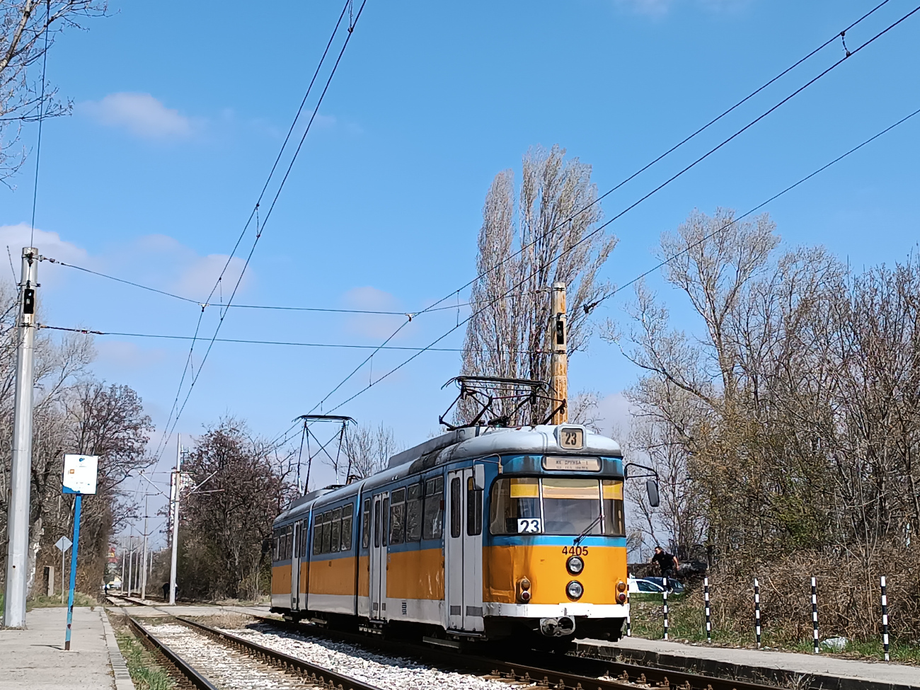 Sofia, Duewag GT8 # 4405