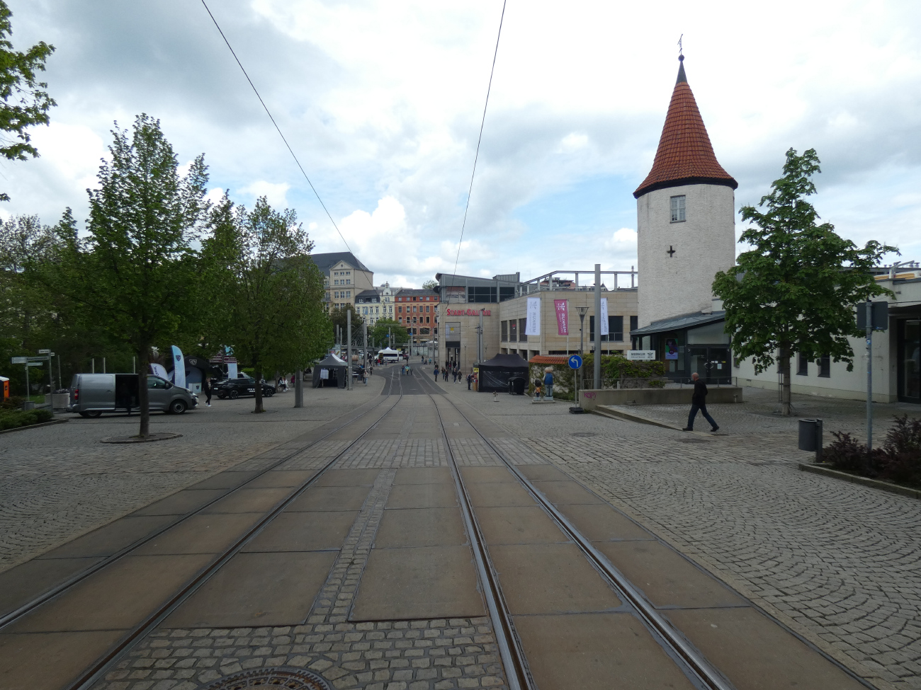 Плауэн — Трамвайные линии и инфраструктура