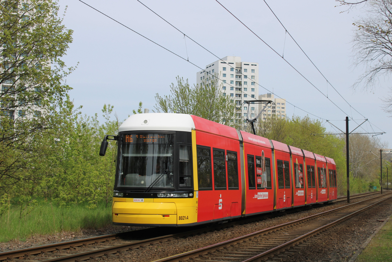 Берлин, Bombardier Flexity Berlin (GT8-08ER/F8E) № 8021