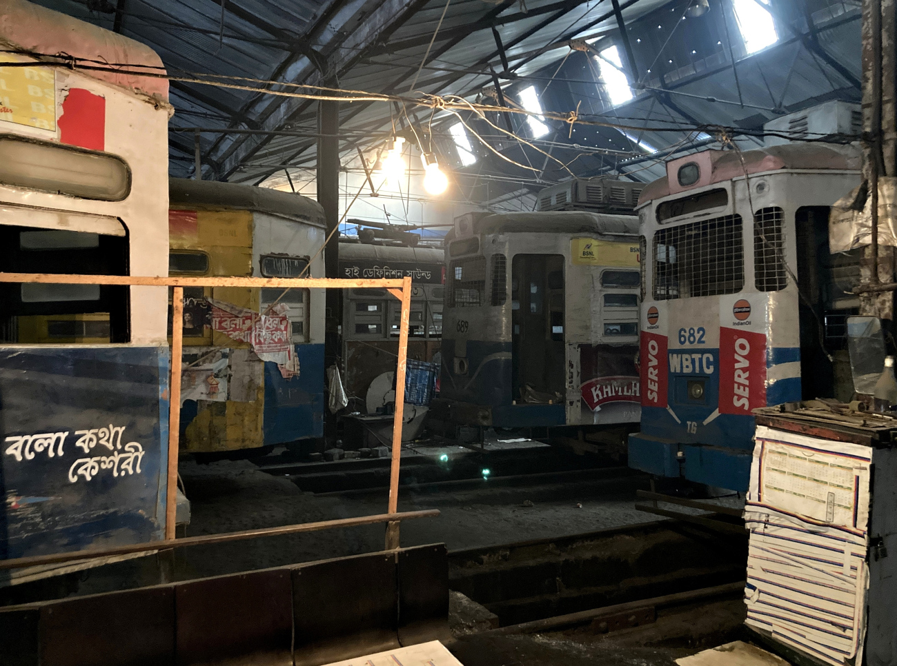 Калькутта — Трамвайные линии и инфраструктура