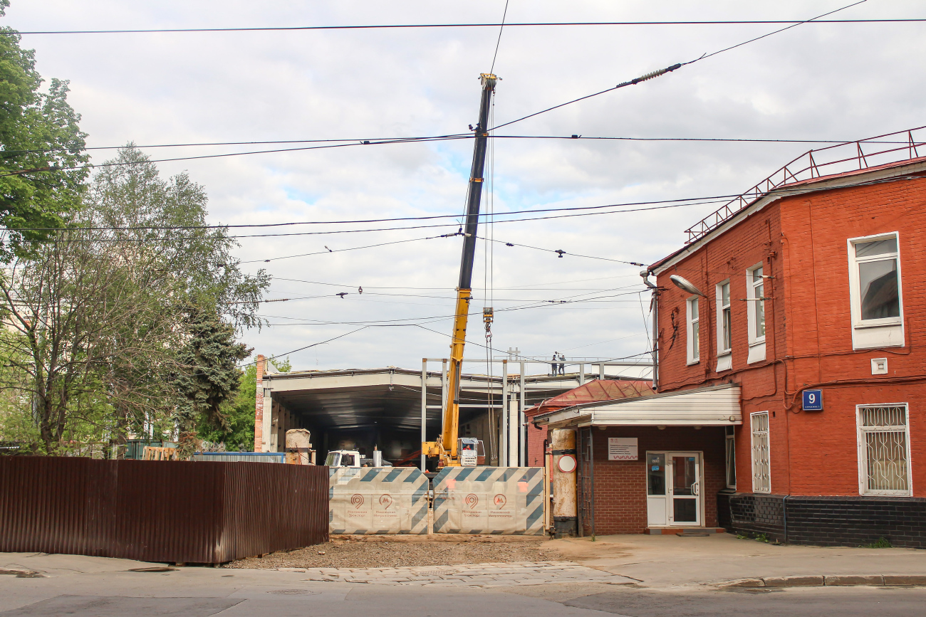 Moscova — Reconstruction of the Apakov tramway depot Moscova — Reconstruction of the Apakov tramway depot