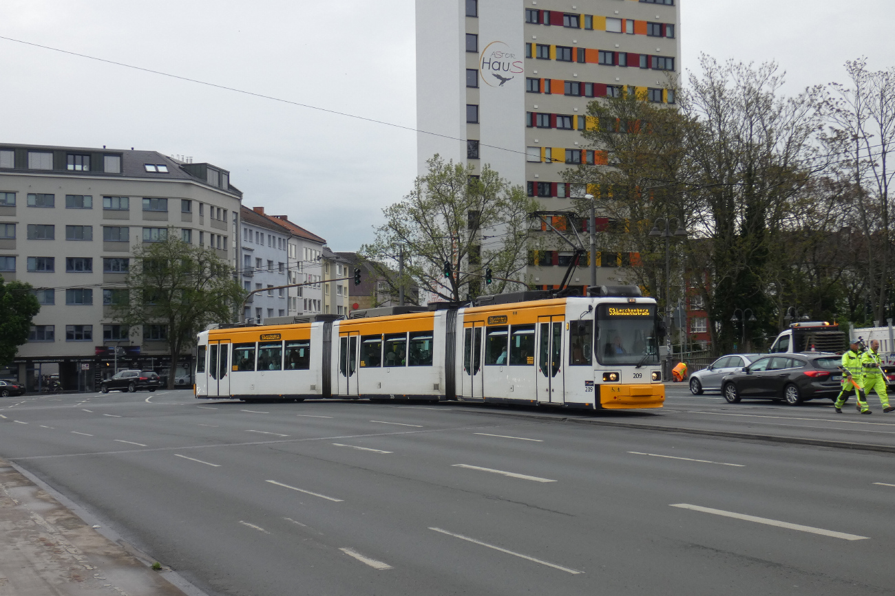 Mainz, Adtranz GT6M-ZR № 209 Mainz, Adtranz GT6M-ZR № 209