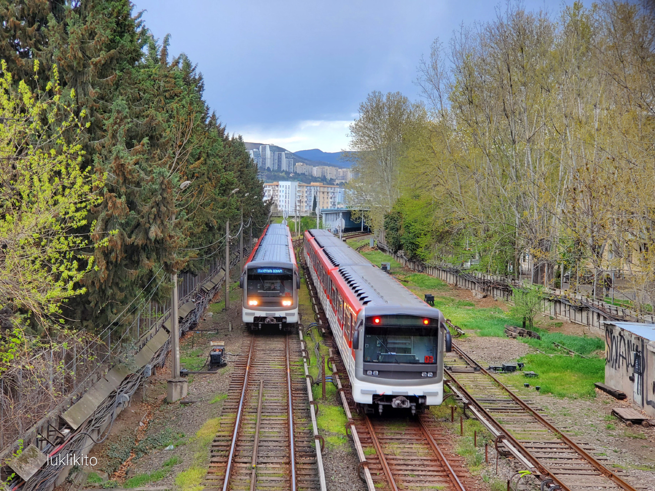 Тбилиси, 81-717M № 10082; Тбилиси, 81-717M № 0312