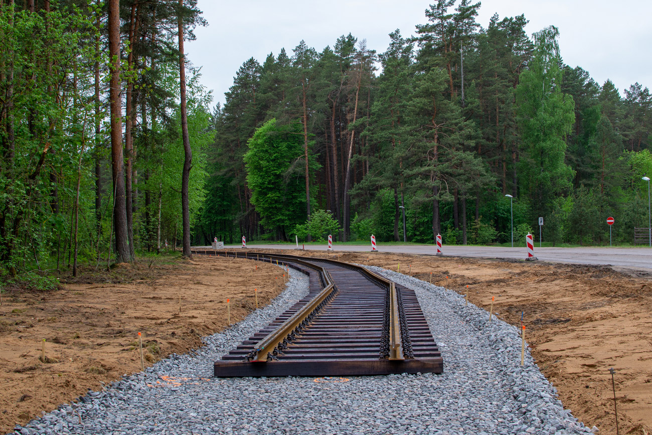 Väinalinn — Construction of new tram line Ķīmija — Stropi