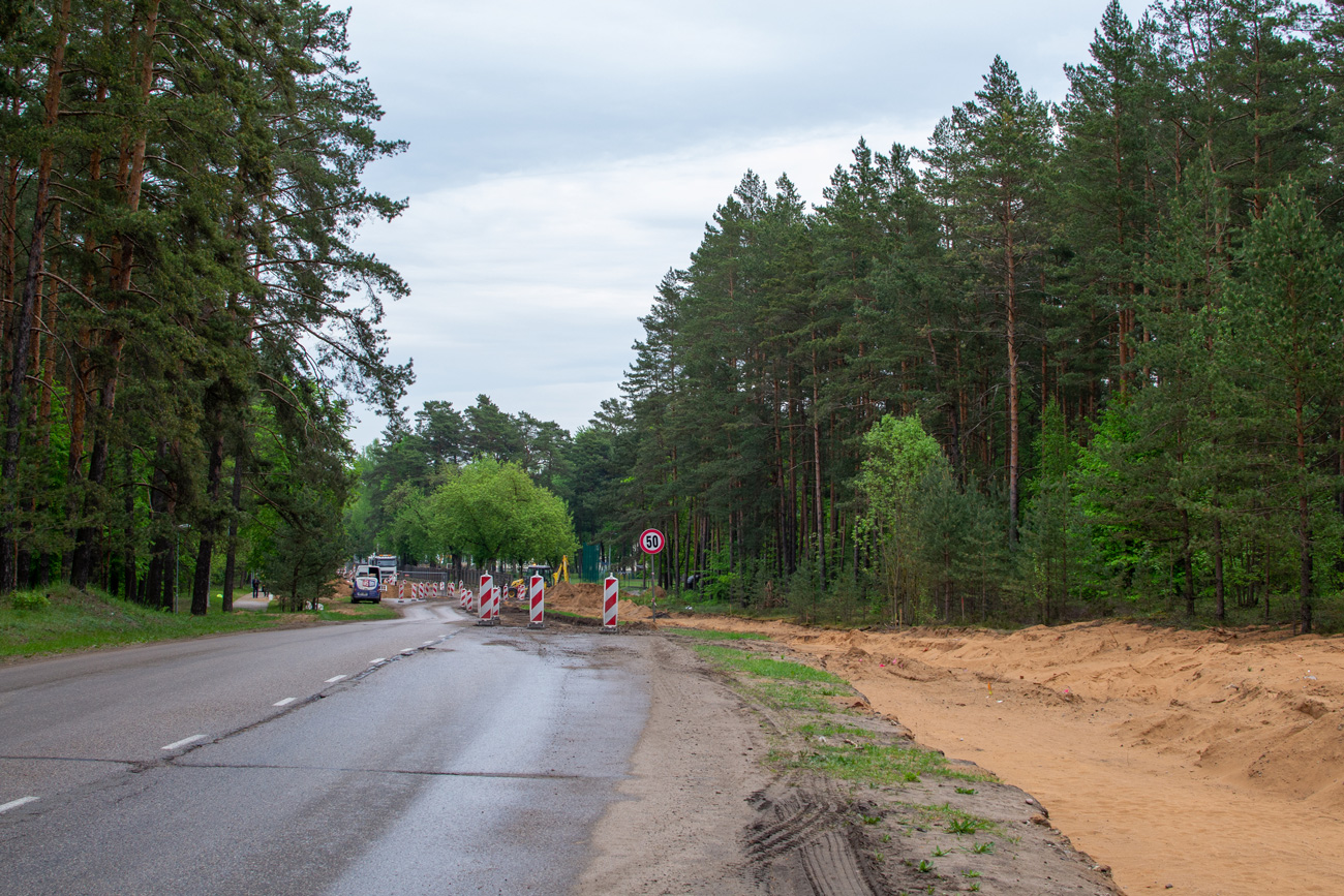 Väinalinn — Construction of new tram line Ķīmija — Stropi