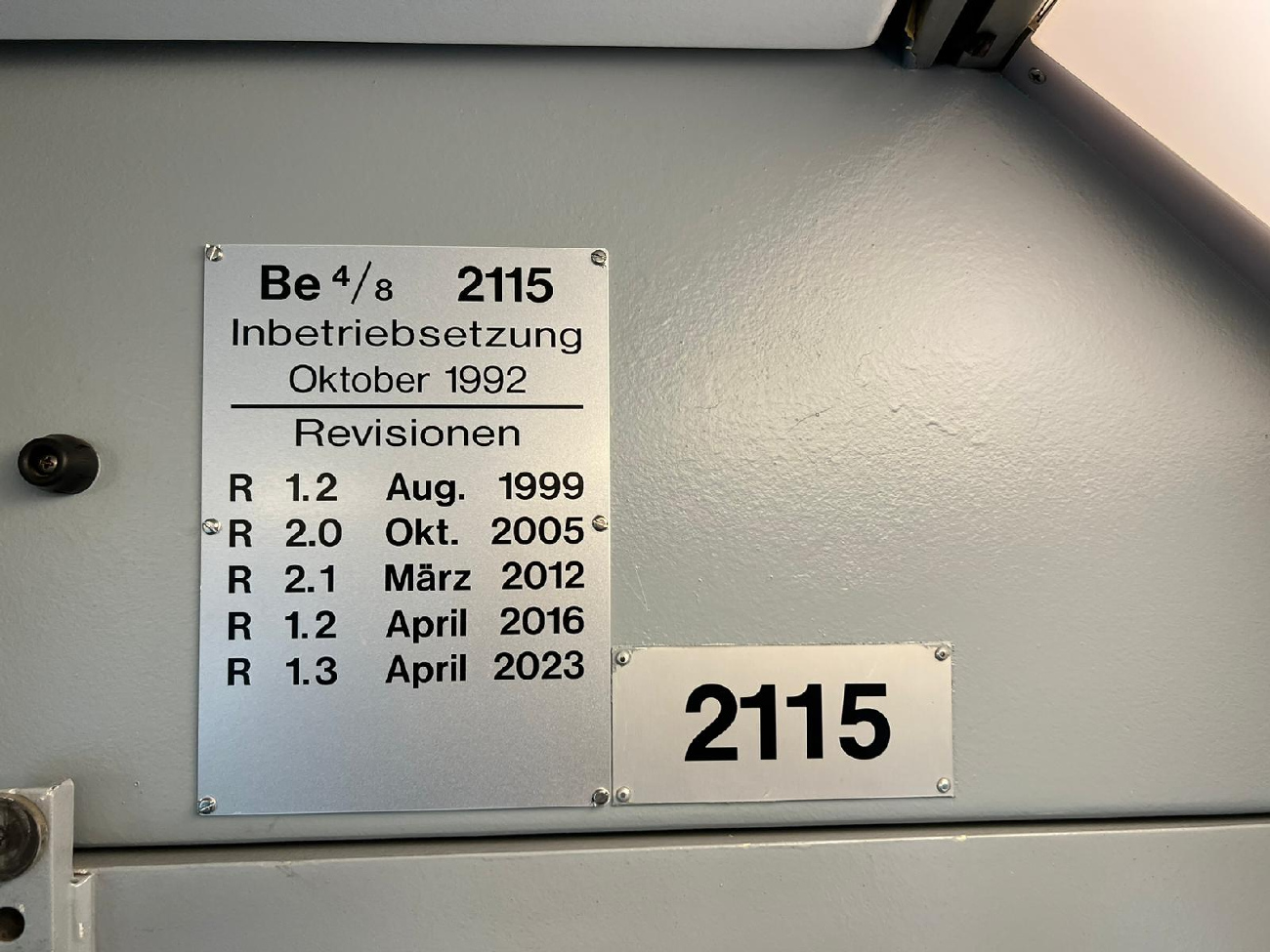 Цюрих, SWP/SIG/ABB Be 4/8 "Tram 2000 Sänfte" № 2115