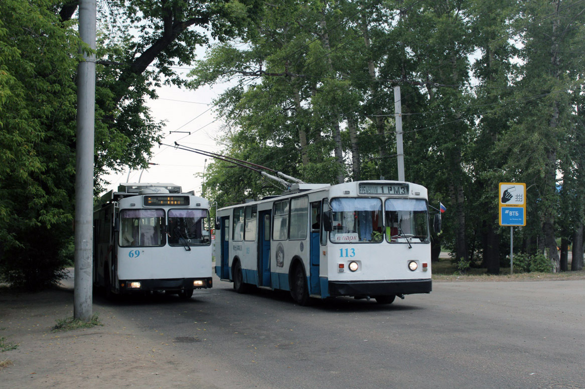 Рубцовск, ЗиУ-682 (ВМЗ) № 113; Рубцовск, СТ-682Г № 69