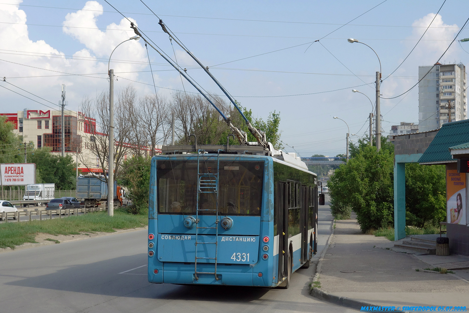 Қырым троллейбусы, Bogdan T70110 № 4331