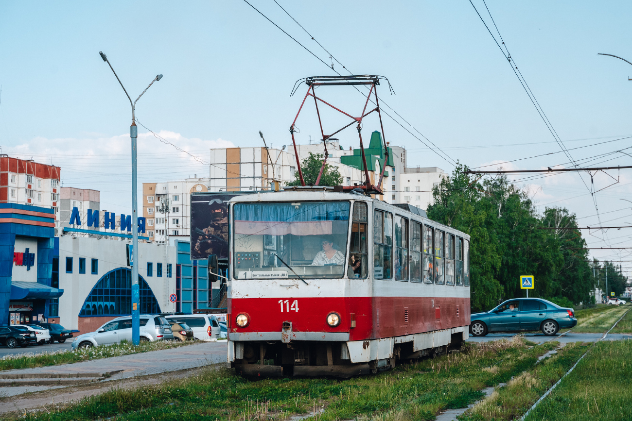Липецк, Tatra T6B5SU № 114
