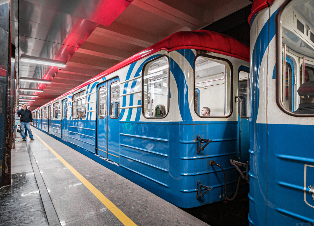 Moszkva, 81-714.5М (MVM) — 1208; Moszkva — 88 year Moscow metro anniversary Parade and exhibition of metro cars on 13/05/2023 — 16/05/2023