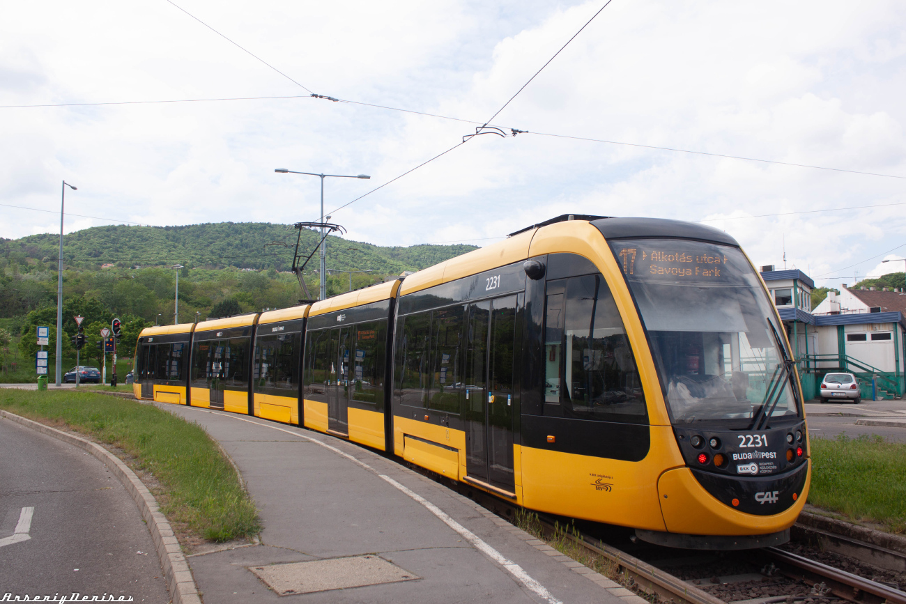 Budapest, CAF Urbos 3 № 2231