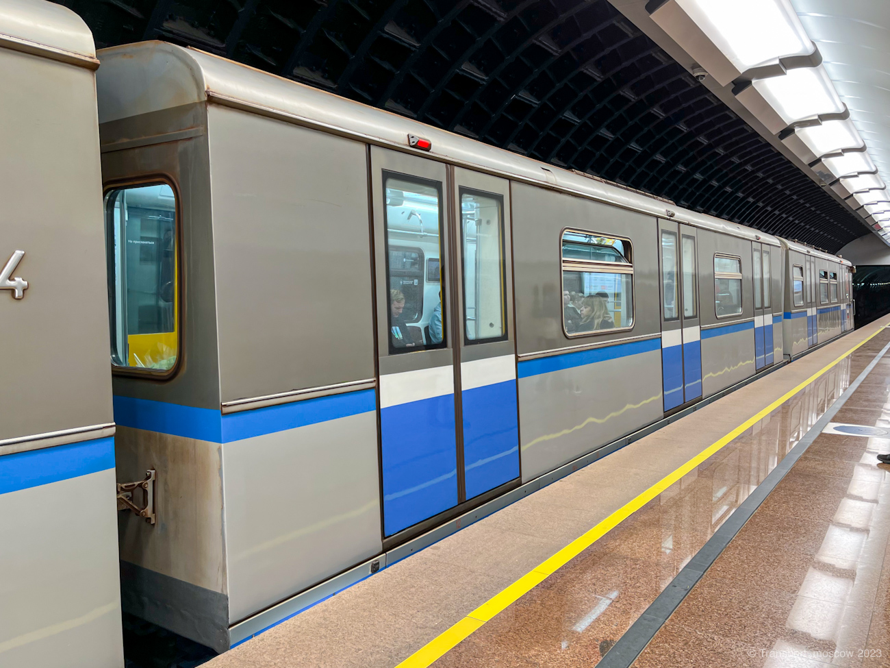 Москва, 81-740.4 «Русич» № 0216; Москва — Выставка подвижного состава и Парад поездов к 88-летию Московского метрополитена 13 — 16 мая 2023