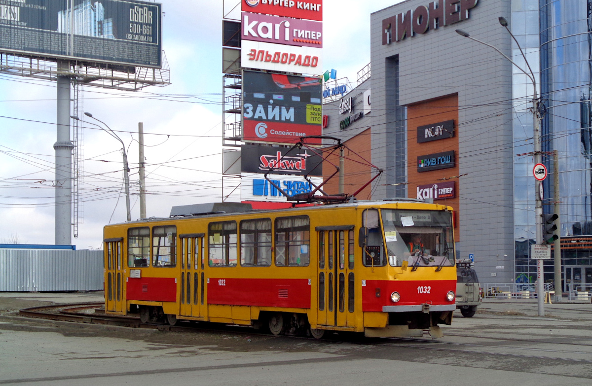 Барнаул, Tatra T6B5SU № 1032