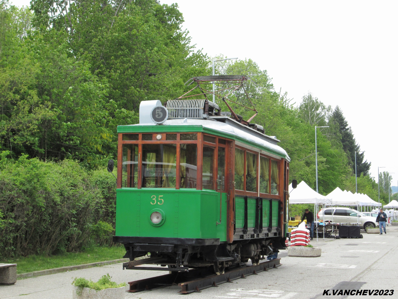 София, Двухосный моторный Graz/Siemens & Halske № 35; София — «Весенний Витоша Фест» перед «НИМ» — София — 11-14.05.2023