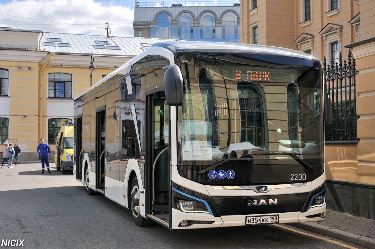 Санкт-Петербург, MAN 12C Lion's City 12 E NL367 № 2200; Санкт-Петербург — Фестиваль «SPbTransportFest — 2023»