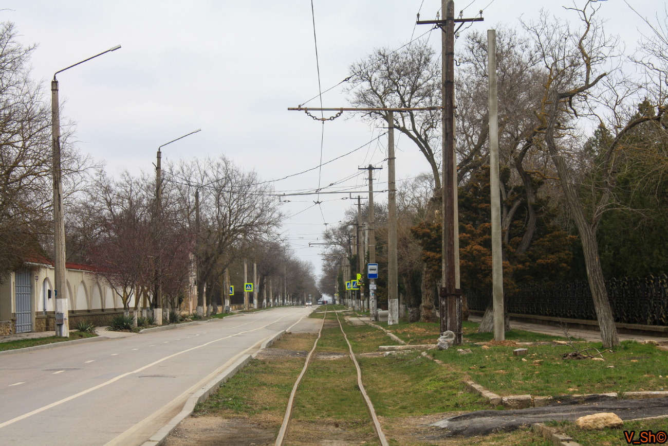 Jewpatorija — Tramway Lines and Infrastructure