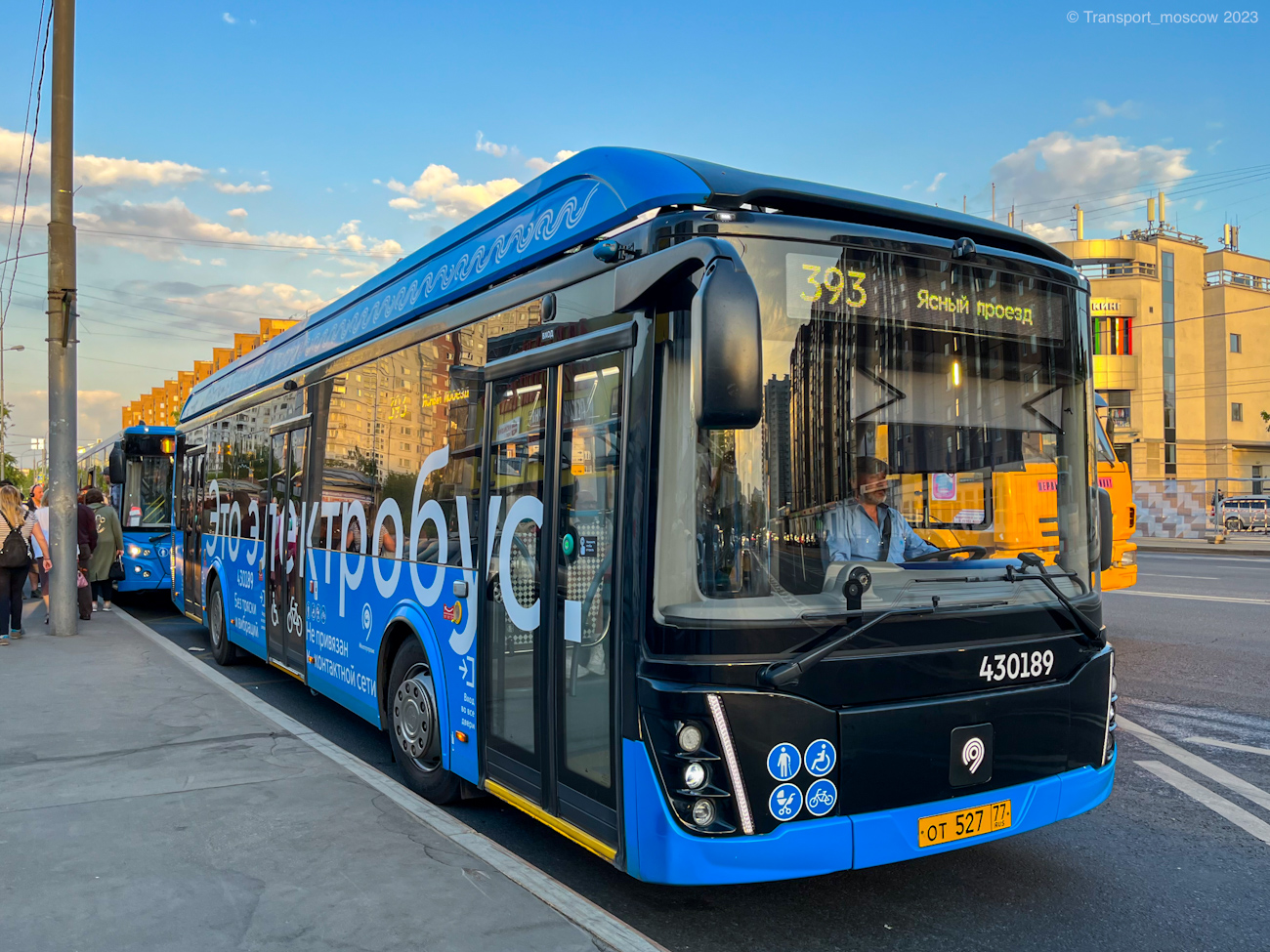 Moscow, LiAZ-6274 # 430189 Moscow, LiAZ-6274 # 430189