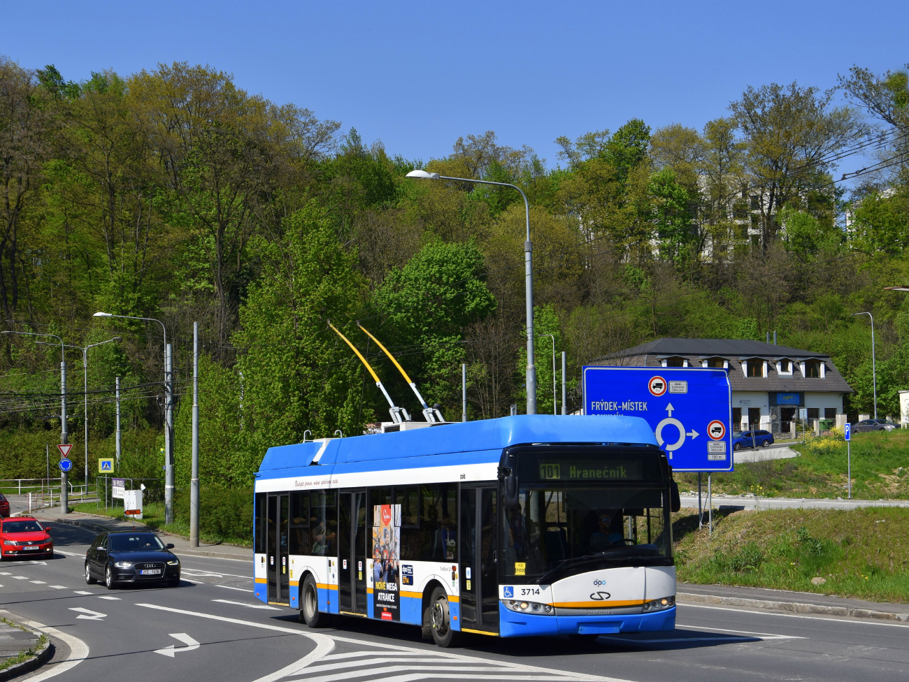 Острава, Solaris Trollino III 12 AC № 3714