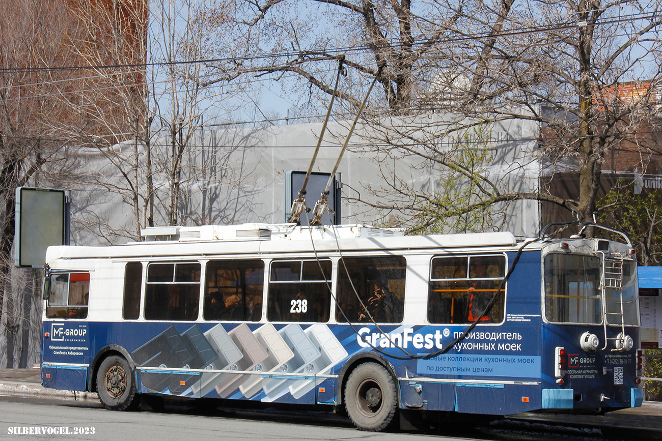 Хабаровск, ЗиУ-682Г-016.04 (с широкой 1-й дверью) № 238