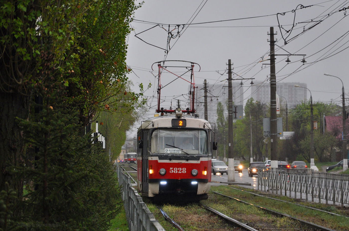 Волгоград, Tatra T3SU № 5828